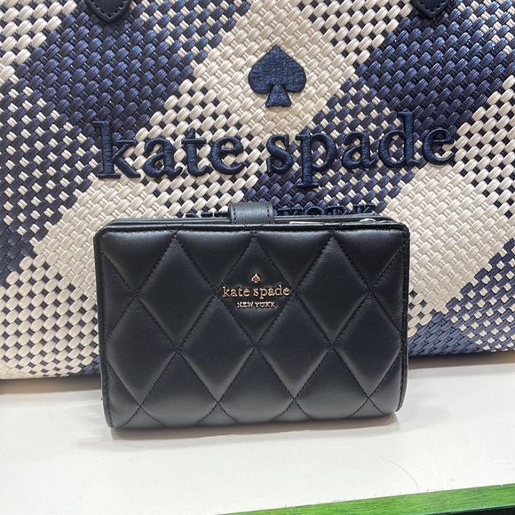 Kate Spade Carey Medium Compartment Bifold Wallet 
COLOR: Black
NWT - Picture 7 of 16